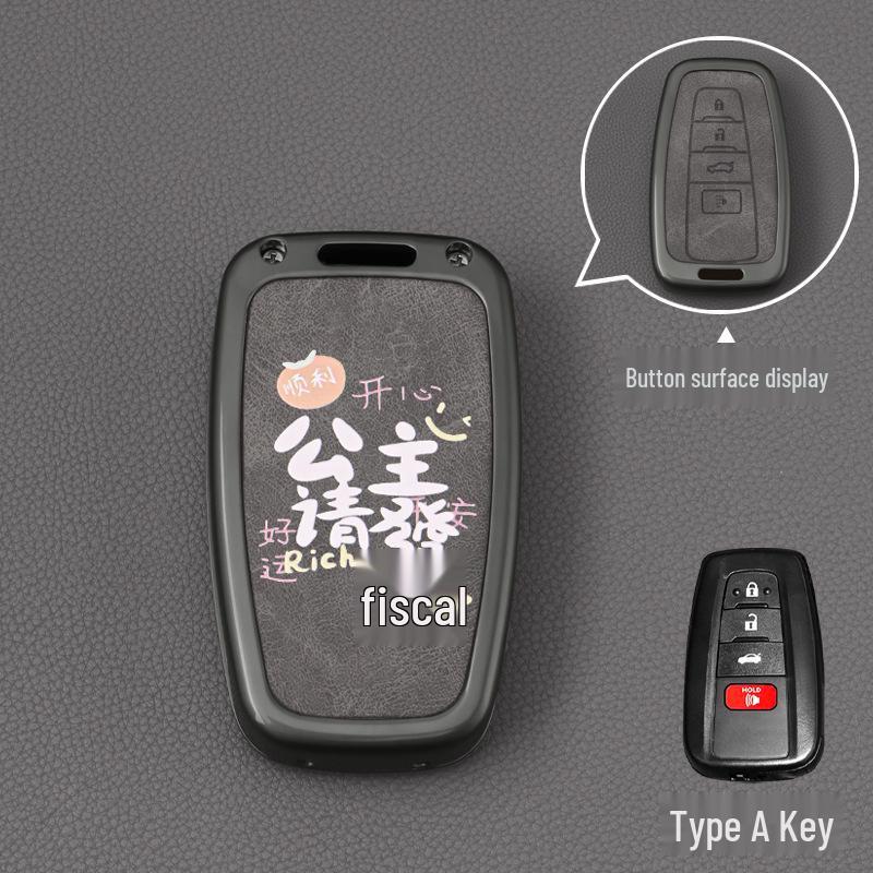 

Key Cover for Toyota Camry, Highlander, RAV4, Corolla, CHR, Asia Dragon, and Leiling