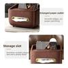 Partition Storage Multifunctional Tissue Box Dustproof Desktop Organizer  Remote Control