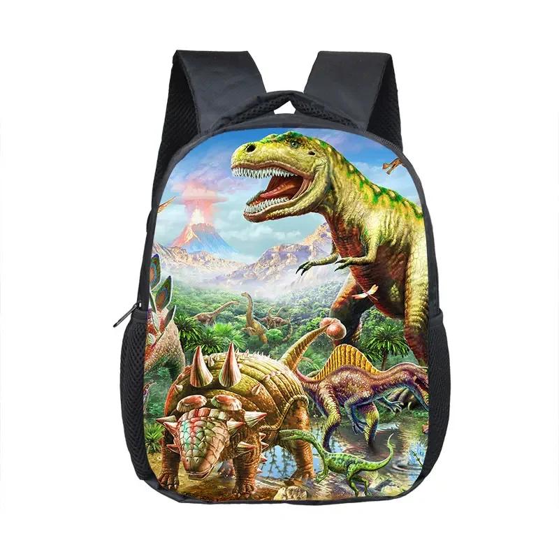 16 Inch Animals Dinosaur Backpacks Dinos Children School Bags Baby Toddler Bag Boys Backpack for Kids Kindergarten Bags Gift