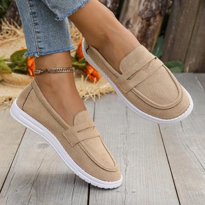 Fashion Autumn Women's Flat Shoes New Shallow Slip On Casual Shoes for Women Walking Shoes Outdoor Flats Fashion Women's Loafers Zapatos