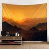 Mountains, Rivers, Forests, Sunrise Tapestry, Living Room, Bedroom, Dormitory, Art Background Cloth Poster For Wall Decoration