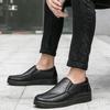 Fashion Mens Handmade Leather Shoes Fashion Casual Dress Shoes Classic Business Formal Shoes Loafers for Men Soft Driving Shoe Moccasins