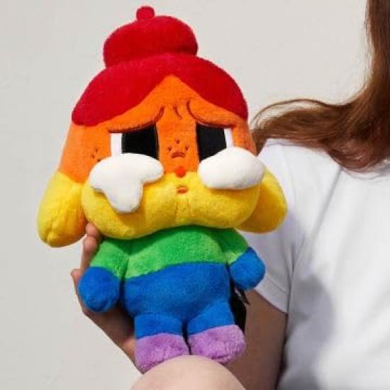 POP MART CRYBABY CHEER UP, BABY! Plush (POP MART / Rainbow Design / Gift & Collection)