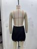 European & American Style Women's Skort with Lace Hem - Versatile Fashion for a Chic Look