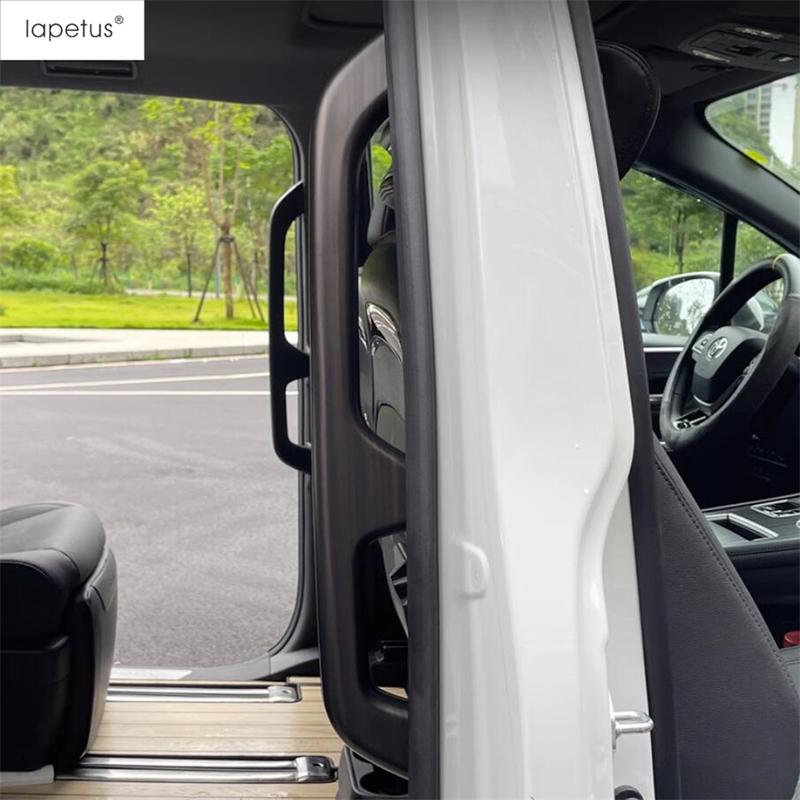 Car Inner Rear Door Armrest Panel Strip Stickers Frame Decoration Cover Trim ABS Accessories For Toyota Sienna XL40 - 2025