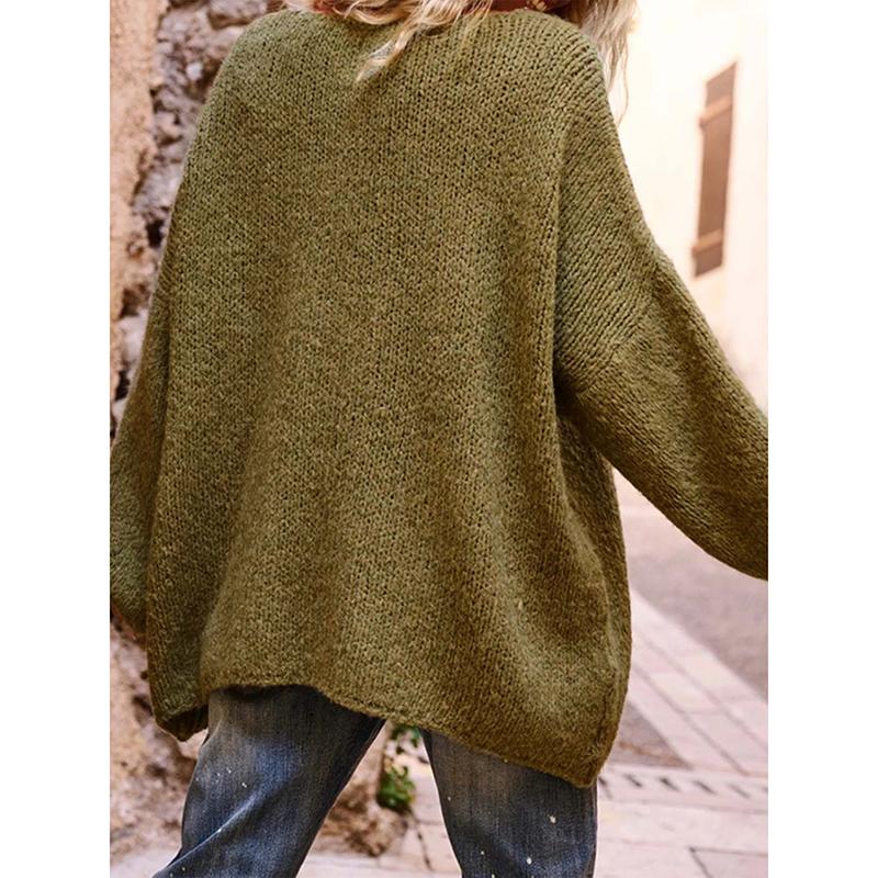 Autumn Women V-Neck Ruffles Sweater Long Sleeve Knitted Bottoming Flower Printing Pullovers Women Casual Sweater Winter