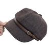 British retro temperament belt buckle octagonal hat children's fashion versatile face newsboy hat beret trend