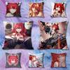 Laevatain AArknights EEndfield Pillow Cases for Bedroom Living Room Sofa Home Decor Polyester Cushion Cover with Zipper