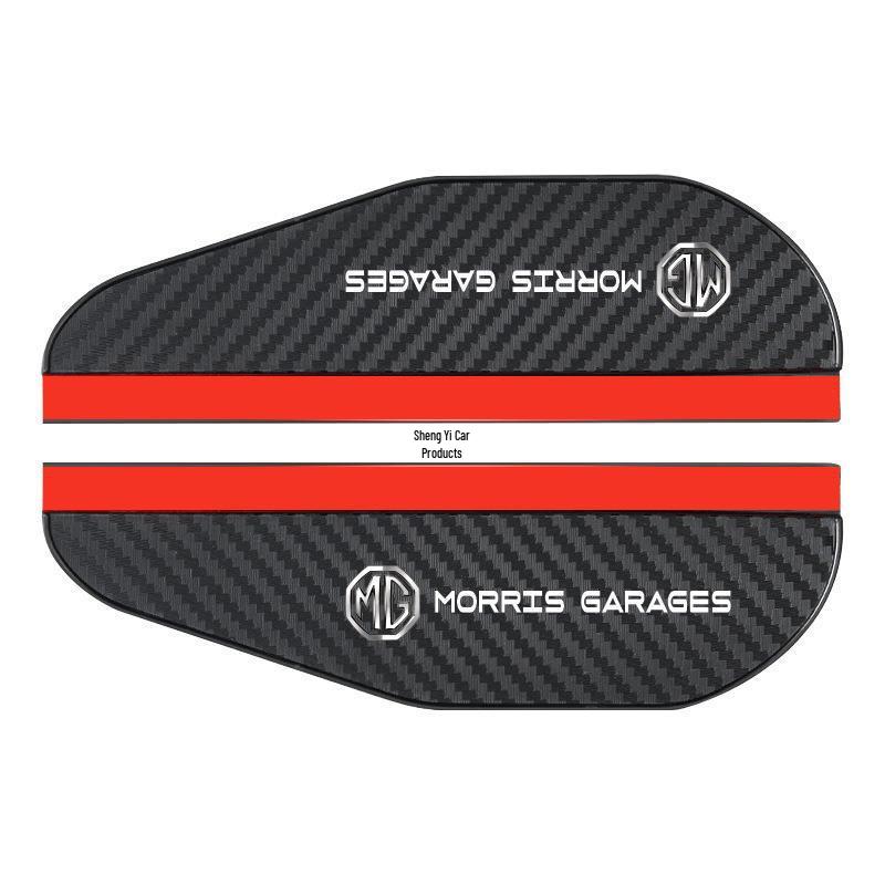 Carbon Fiber Pattern Rainproof Rearview Mirror Shield - Universal Fit