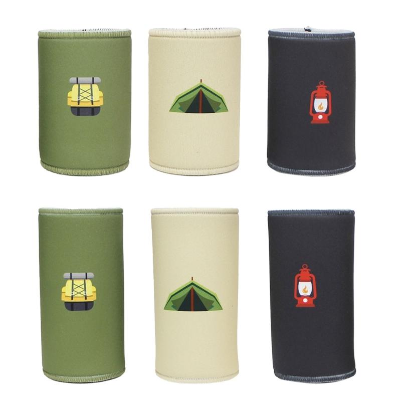 Light Weight Beverage Can Sleeves Outdoor Camping Can Cover Nonslip Drinks Can Cover Beverage Can Sleeves Bottle Holder