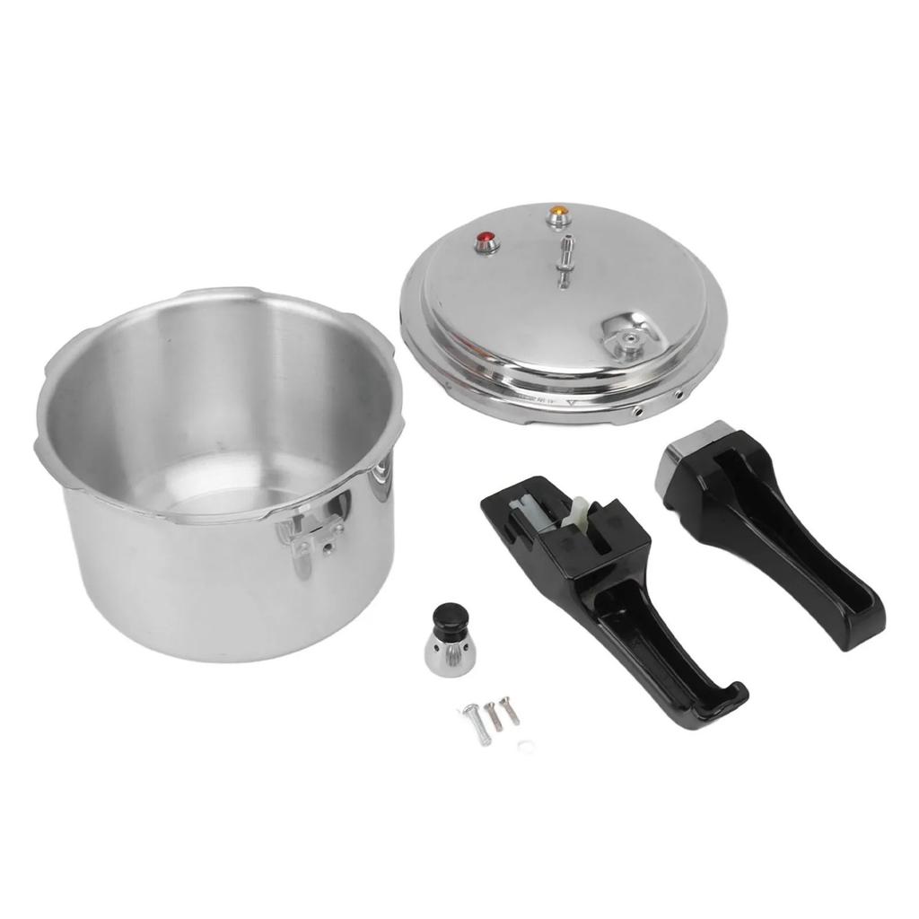 Pentola a Pressione per Fornello a Gas in Lega di Alluminio da 3L, Dimensioni Compatte 18cm, Bollitura Rapida, Pentola per Zuppe e Stufati, Utensili da Cucina