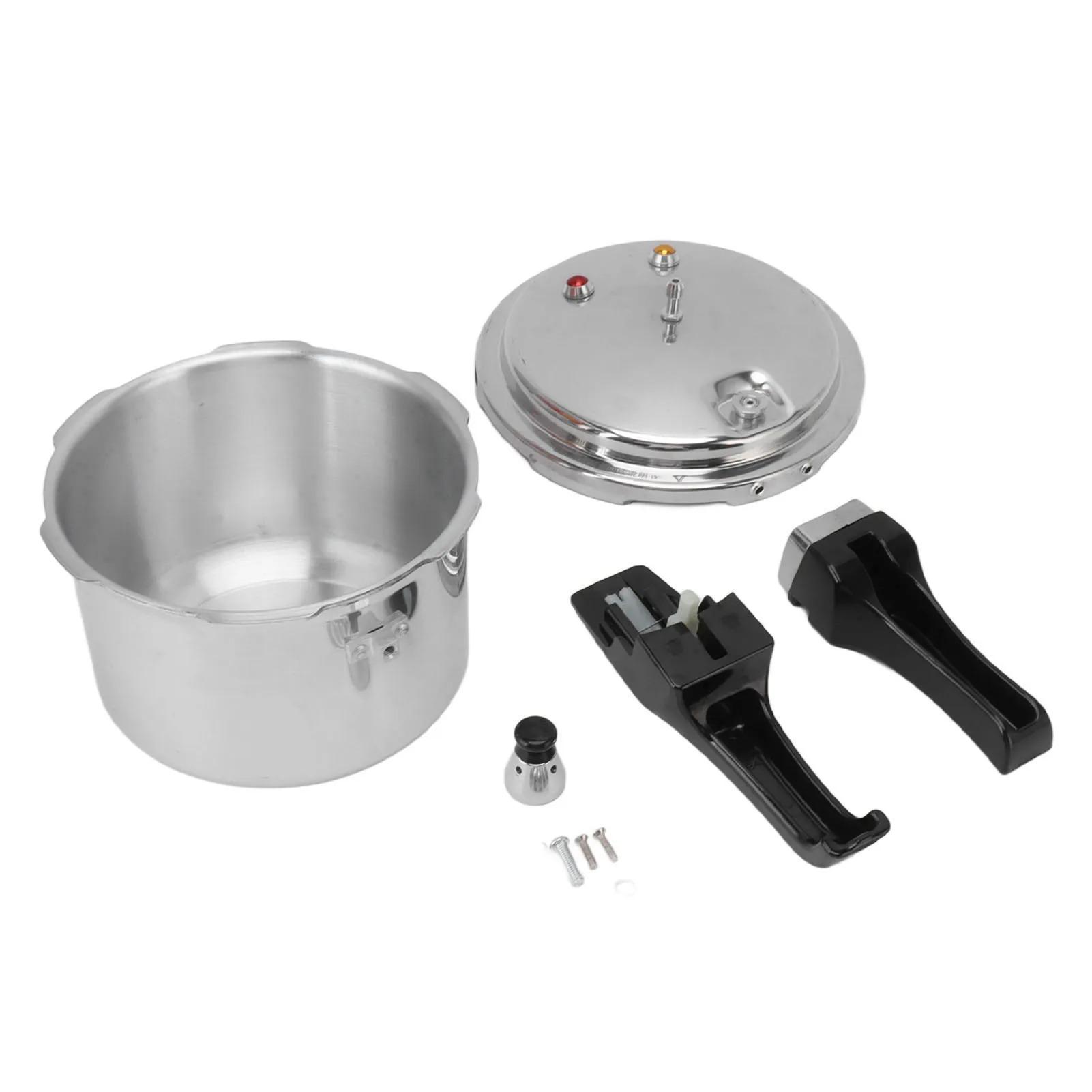 

3L Aluminum Alloy Gas Stove Pressure Cooker 18cm Compact Size Fast Boiling Soup Stew Pot Kitchen Cookware