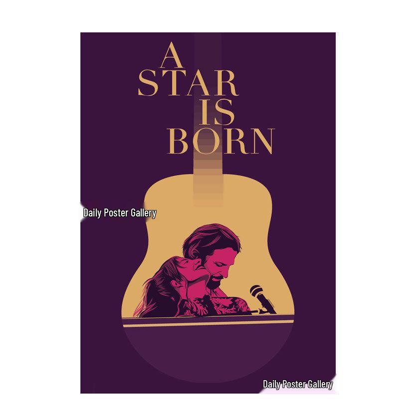 

Birth of a Superstar: A Star is Born Music Romance Film Poster for Wall Decor 583 29.7X42cm(A3 size）