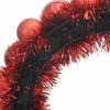 Christmas Ball Wreaths 2 pcs Red 33 x 33 x 7 cm Polystyrene