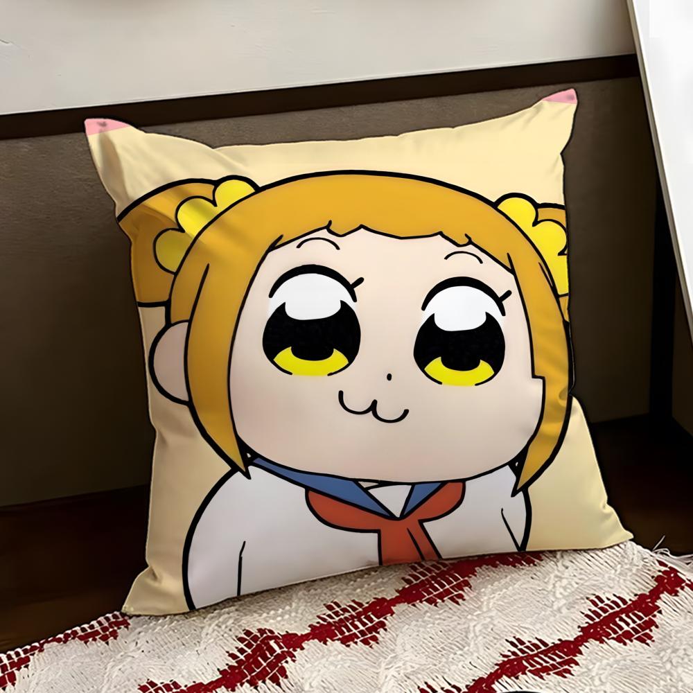 Süße Anime PPop TTeam Epische Kissenhülle Wendbar Weich Langlebig Kissenbezug Zuhause Auto Mehrzwecknutzung für täglichen Komfort