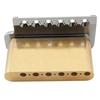 Musiclily Ultra 10.5mm Brass Tremolo Unit Bridge, 6-Point Knife Edge, for Strat & ST Electric Guitars, Hybrid