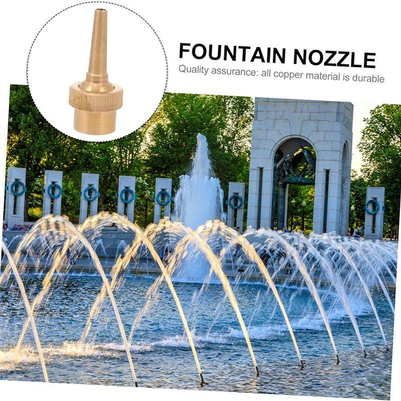 A20F-8 PCS 1/2 Inch Brass DN15 Fountain Nozzle Water Fountain Spraying Adjustable Direction Jet Fountain Heads