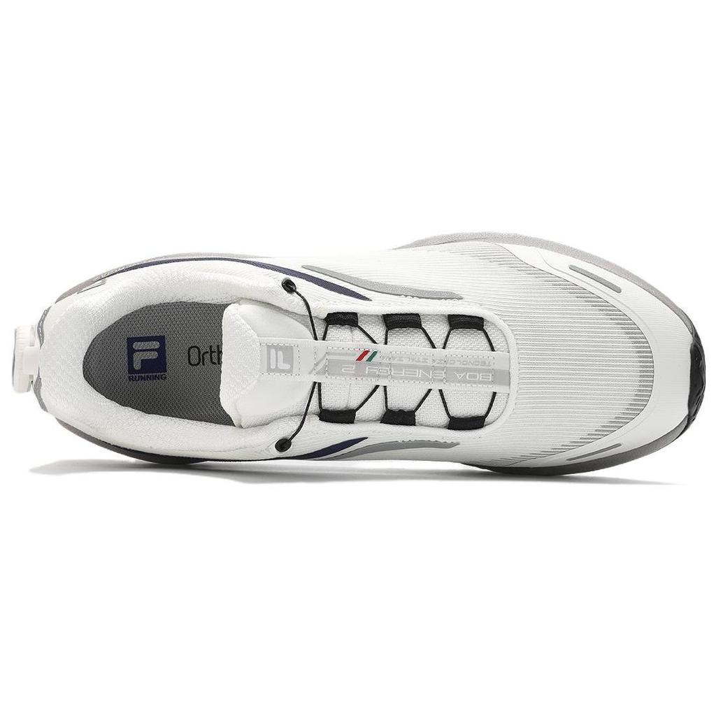 FILA BOA ENERGY 2 Mesh, Textile Low top Casual Training Physical Fitness Test & Exam City Commuting Running Shoes Men's A12M411117FBL