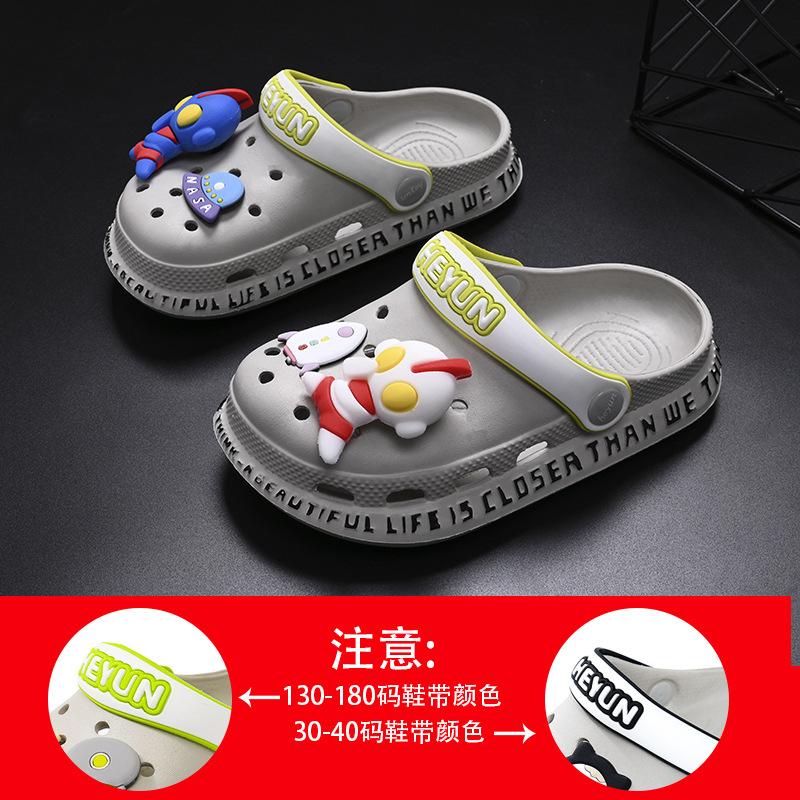 Durable Clogs Kids Fun Cartoon Design Nonslip Eva Summer Sandals For Boys And Girls In Colors Bright