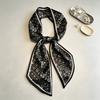 New Silk Scarves, Long Silk Scarves, Spring, Autumn and Summer Versatile Women's Matching Shirts, Streamers, Professional Wear, Headbands, Tied Bags,