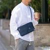 Official Shoulder Bag Sacoche No Gusset Genuine Leather Clutch Bag Bag Small Crossbody SA133 Navy [Tryon] Men's Women's
