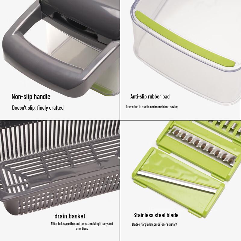 Meizhiko Multi-functional Vegetable Chopper & Slicer