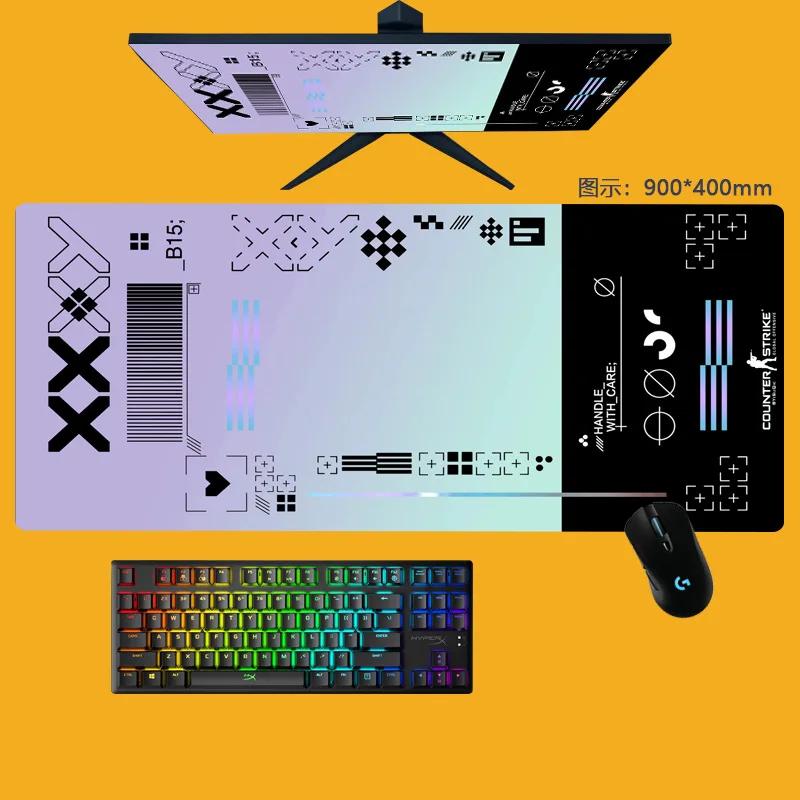 Computer Game CSGO Mouse Pad Computer Game Large Mouse Mat Gaming Mousepad Gamer Keyboard Pads Deskmat Rubber Carpet XXL 900X400
