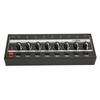 8-Channel Stereo Headphone Amplifier 6.35mm Channel Line Mixer Audio Mixer  Band Rehearsal