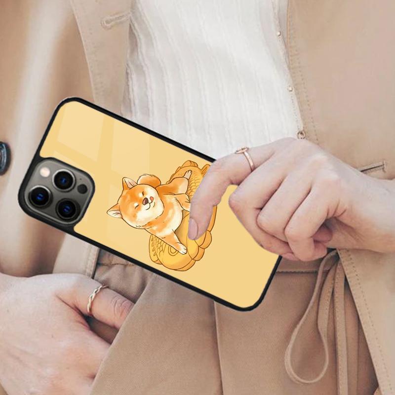 Cute Kawaii Shiba Inu Magnetic Phone Case For APPLE iPhone 17 Air 16 14 13 12 Pro Max 15 Plus Wireless Charge With MagSafe Cover