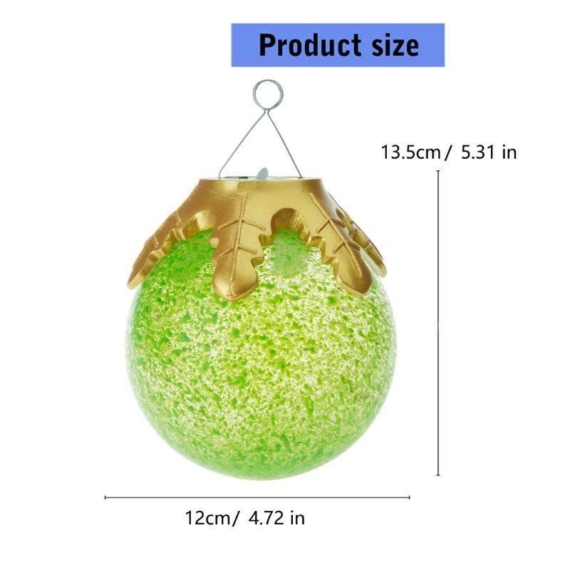 Polyethylene Glycolbattery Operated Shatterproof Plastic Christmas Ornament PEG Texture for Table Festival Decors