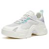 Anta Comfortable Versatile Wear-Resistant Low-Top Casual Shoes Women Sneaker White Purple Blue 122328889-4