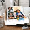Home‑Alone Movie Print Flannel Blanket Soft Warm Throw For Bedroom Sofa Indoor Xmas Home Decor Holiday Movie Fan Birthday Gift