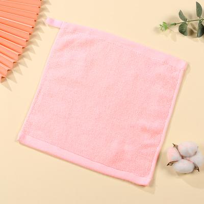 25x25CM Vierkante handdoek Ultrazachte bamboevezel ophanglus Sneldrogend Super absorberend Kleuterschool Kids Baby Hangende handdoek Klein washandje