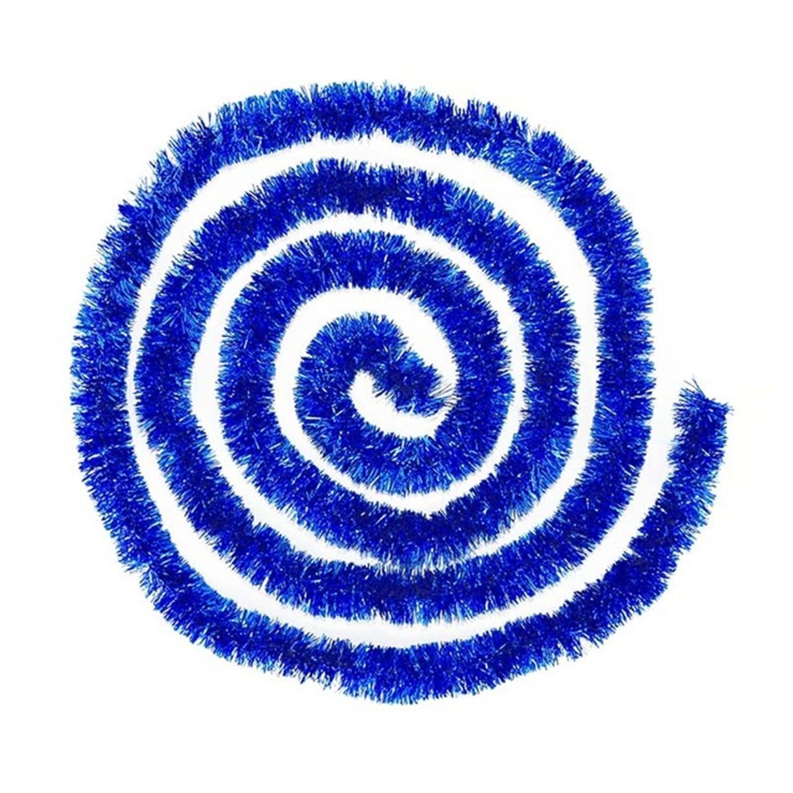 

2 м Рождественская гирлянда с Т-образной вставкой, разноцветные отражения, блестящие мягкие украшения для вечеринок, потолочные елочные украшения One Size синий