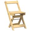 Chaises à manger pliables lot de 4 Corona bois massif de pin