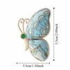 Colorful Butterfly Lapel Pin The Song Dynasty Chinese Style Badge  Suit Accessories