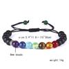 1pcs Bracelet For Men And Women Volcanic Stone Hand Beaded Colored Stone Stretch Hand Zircon