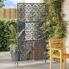 VidaXL Powder-Coated Steel Fence Panel Anthracite 868572