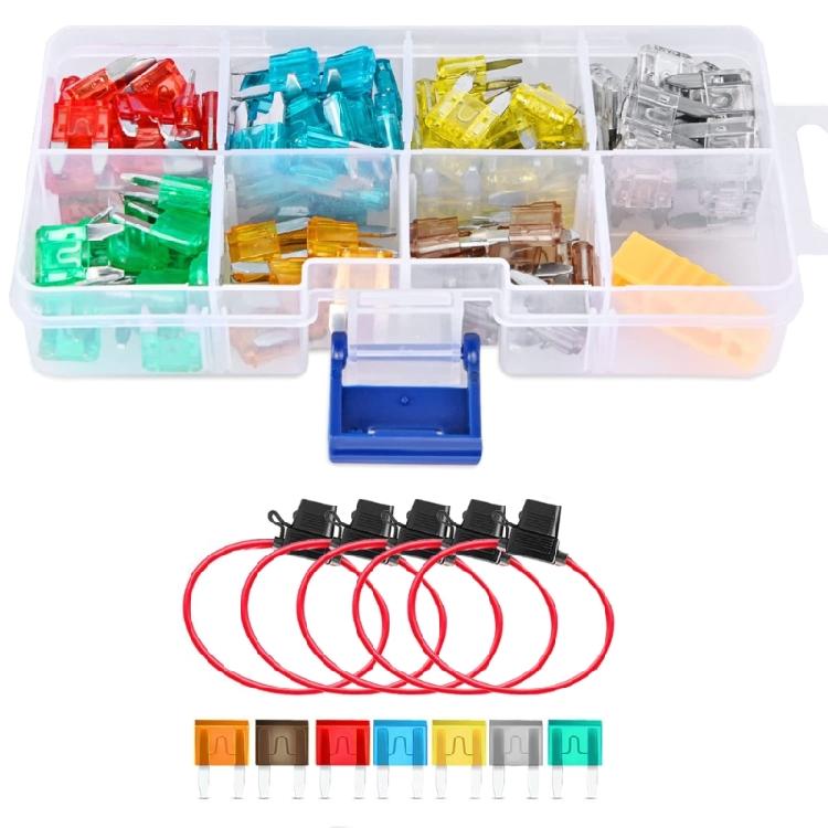 

120/140Pcs Car Automobile Medium Standard Fuses Auto Blade Fuses AssortmentKit