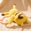 25Cm Pikachu Sleeping Plush Doll Lying Closed Eyes Soft Fluffy Stuffed Toy Electric Type For Home Decor Fans Gift Collection