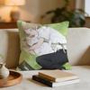 NNatSUmes Book of Friends Anime Cushion Cover Short Plush Pillowcase for Bed Sofa Carwashable