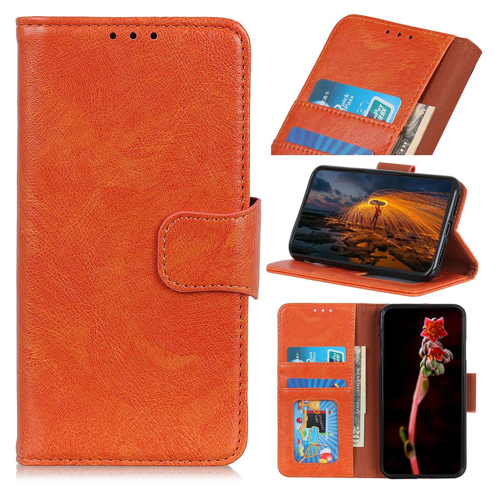 For Motorola Edge 50 5G Case Nappa Texture Split Leather Wallet Phone Cover