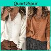 Loose Sweaters Winter Women Knit Long Sleeve Vneck Pullovers Autumn Lace Solid Tops Jumpers