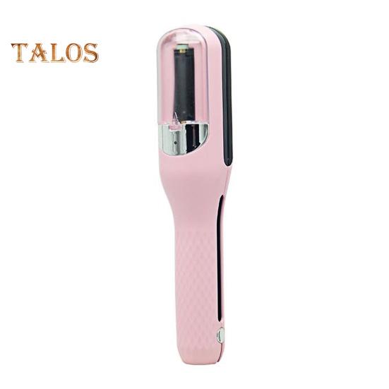 

Перезаряжаемый триммер для секущихся кончиков волос, беспроводной инструмент для восстановления поврежденных волос для всех типов волос розовый