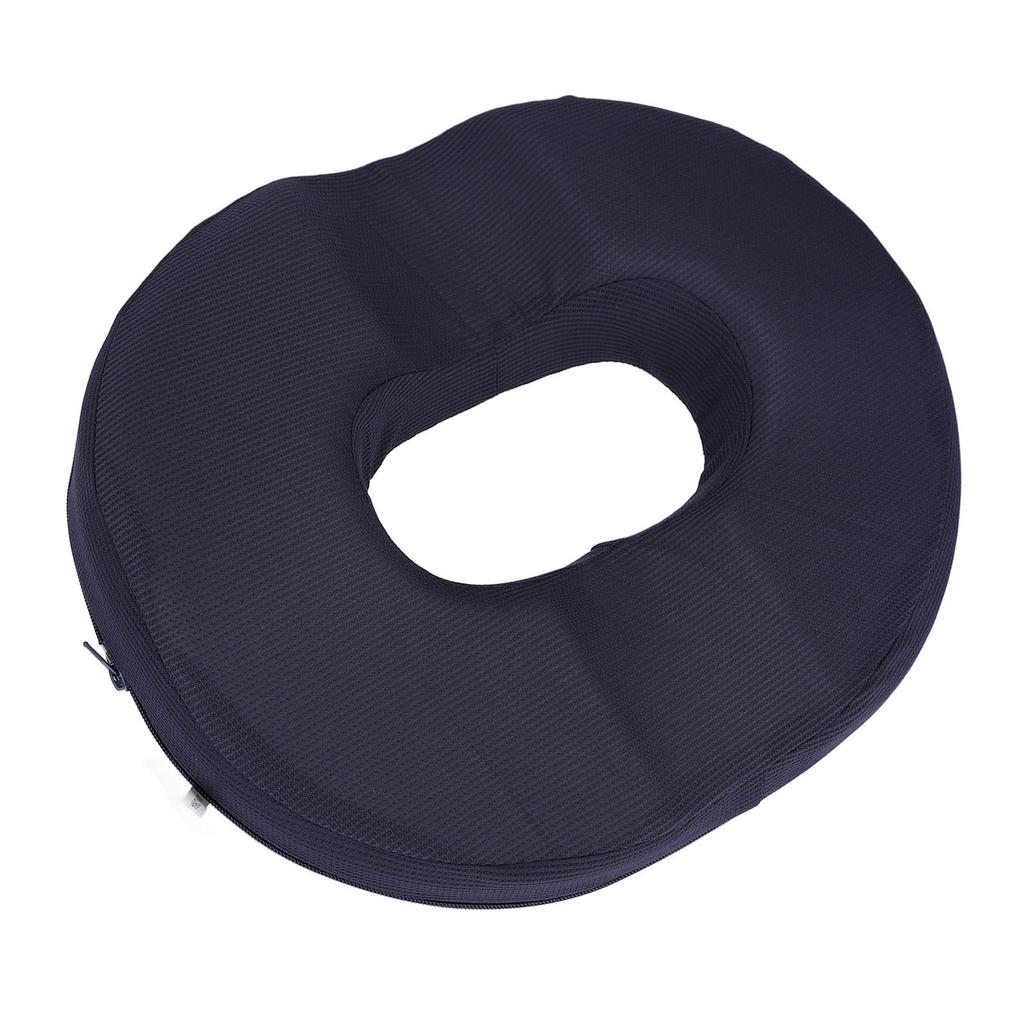 Donut Sciatica Support Donut Memory Foam Chair Cushion Pillow for Tailbone Navy Blue 4U Male