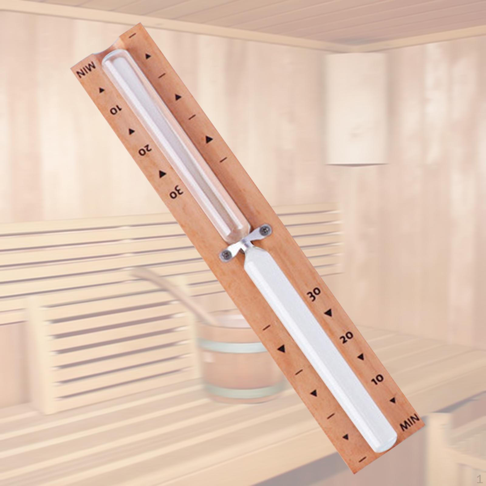 

30-минутные песочные часы для сауны, настенные деревянные песочные часы, универсальные часы для кофейни White sand