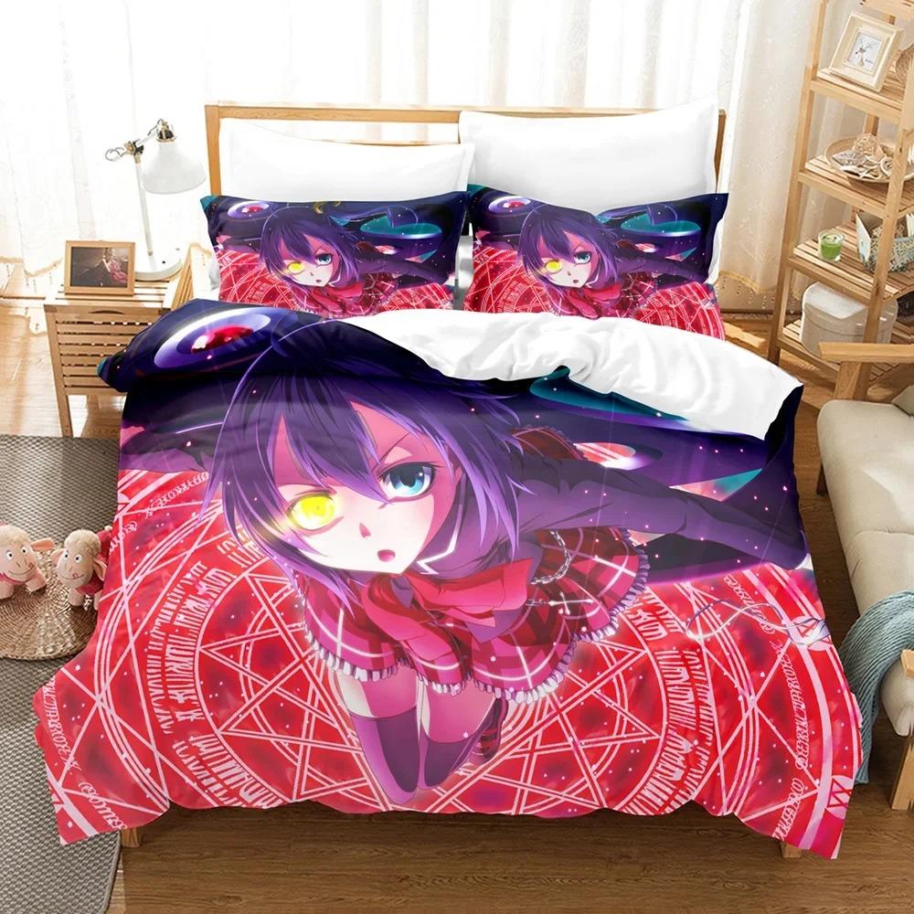 Anime Love Chunibyo Other Delusions Rikka Bedding Set 3D Printed Suitable for Bedroom Duvet Cover Set With Pillowcases Kids Home