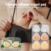 2Pcs  Chest Sticky Bra For Bikini Thicken Sponge Bra Pads Breast Push Up Silicone Removeable Inserts Swimsuit Invisible Bra