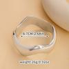 Electroplating Ccb Irregular Wide-Sided Bracelet Light Luxury High-End Glossy Bracelet Retro High-End Jewelry