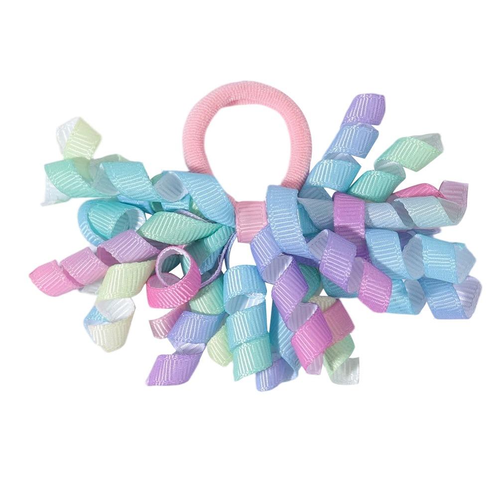 Elastic Tassels Hair Rings Rainbow Kids Hair Rope Sweet Girls Hair Rings  Holiday Dressing